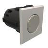 Point Coat Hook, Snap-in, Square Satin Flange, Brushed Nickel Hook - MP-07-213-23-0 - Southco