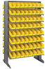 2 Side Sloped Rack, 16Shelves/128Bin/yel; Shelving Unit Type Quantum Storage - 44AC6326 - Newark, An Avnet Company