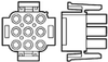 Rectangular Connector - 1-480708-0 - Richardson RFPD