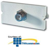 Legrand - Ortronics 1 F Connector F/F, 75 Ohm - OR-60900017 - TelephoneStuff.com