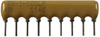 Res N/w, Bussed, 33K, 2%, 100V, Sip; Resistance Bourns - 39K2697 - Newark, An Avnet Company