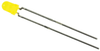 Led, Yellow, T-1 (3Mm), 2Mcd, 594Nm; Led Color Vishay - 58K2502 - Newark, An Avnet Company