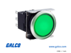 IDEC Pushbutton Illuminated - LBW6ML-M1T14G - Galco Industrial Electronics
