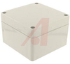 Enclosure;NEMA;ABS Plastic;UL94 HB;Watertight;Flat Lid;Lt Gray 3.5x3.5x2.4in - 70163902 - Allied Electronics, Inc.