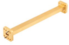 WRD-180 Waveguide Section 6 Inch Straight Length with UG Square Cover Flange from 18 GHz to 40 GHz in Brass -- FMWRD180S001-6