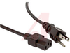 Power Cord; 7Ft,6in; 10 A; C13 Plug; NEMA 515 Plug; SVT cord type - 70133281 - Allied Electronics, Inc.