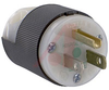 Plug; Straight; NEMA, UL Listed, CSA Certified; 15 A; 125 V; 2; 3; Back Wire - 70116147 - Allied Electronics, Inc.