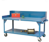 Mobile Shop Table with Side Guards -- T7236SG-CA - Image