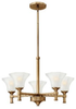 4045BC Mid. Chandeliers-Glass Up - 685645 - Capital Lighting, Inc.