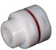 Bulkhead Fitting, PTFE, 3/4