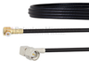 Snap-On RA MMBX Plug to RA SMA Male Cable RG174 Coax in 6 Inch - FMCA1445-6 - Fairview Microwave Inc.