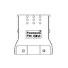 Powerpole® Pak Black Plug Housing without Latch 7 to 8 Position - 1461G3-BK - Anderson Power Products