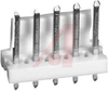 Connector, MTA-156; Male; 5; Copper Alloy; 7; 600; 0.156 in.; Polyester; White - 70083692 - Allied Electronics, Inc.