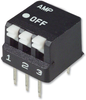 Switch, Dip, 3 Position, Spst, Piano; No. Of Circuits Alcoswitch Te Connectivity - 49H5350 - Newark, An Avnet Company