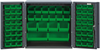 Bin Cabinet, 66Bins, Green; No. Of Bins Quantum Storage - 44AC6938 - Newark, An Avnet Company