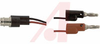 Black BNC Female Breakout Style to Stackable Single Banana Plug, 4 20G PVC - 70188420 - Allied Electronics, Inc.