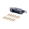 6+6 Pos. Male DIL 24-28 AWG Cable Conn. Kit, Panel Mount - M80-5C11205MU - Harwin Plc