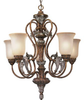 P4091-55 Mid. Chandeliers-Glass Up - 762346 - Capital Lighting, Inc.