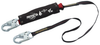Protecta PRO Black Shock-Absorbing Lanyard - 6 ft Length - 648250-17124 - 648250-17124 - R. S. Hughes Company, Inc.