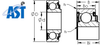 Ball and Roller Bearings - 87502 - AST Bearings LLC