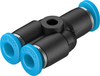 Push-in Y-connector - QSMY-4 - Festo Corporation