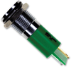 Panel Mount Indicator, Led, 14Mm, Green, 2.2V; Led Color Apem - 15R9883 - Newark, An Avnet Company