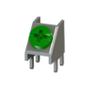 PC Mount -45 Degree Supplied w/Screw-Assembled-Green - 7702-6 - Keystone Electronics Corp.