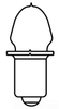 Miniature Incandescent Lamp -- KPR-113/BP2-4.8