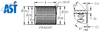 Plain Bearings / Sleeve Bearings -- ASTT90 100100 - Image