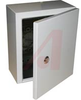 Enclosure,SheetMetal,16ga.Steel,Hinged Cover,NEMA,Gray,11.81x9.84x5.91 in - 70147765 - Allied Electronics, Inc.