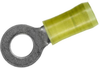 Terminal, Ring Tongue 1/4In Crimp Yellow; Stud Size - Metric Amp - Te Connectivity - 05C0028 - Newark, An Avnet Company