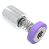 Captive Screw, M3 X 0.5, Press-in, TORX®, Smooth Purple Knob - 52-36-53-4-012 - Southco