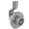 VISE ACTION® Compression Latch, Large Size, 7 mm Square, Zinc Alloy, Powder Coated, Silver, 23 mm  Grip - E3-144-027 - Southco