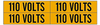 Conduit & Voltage Markers - 44201 - Brady Corporation