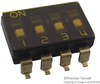 Dip Switch, 4Pos, Spst, Slide, Smd; No. Of Circuits E-Switch - 61W9715 - Newark, An Avnet Company