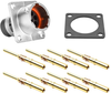 Circular Connector, Rcpt, 8Pos, Flange; Product Range Amphenol Sine/tuchel - 02AH3478 - Newark, An Avnet Company