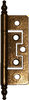 No-Mortise Hinges With Finial Tip - 286016 - HardwareSource, Inc.