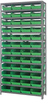 Open Shelving, 13Shelves, 48Bins, Green; Shelving Unit Type Quantum Storage - 44AC8974 - Newark, An Avnet Company