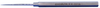 Excelta Three Star Single-Ended Straight Stainless Steel Probe 331A - 3 in Length - 10 mil Thick - EXCELTA 331A - R. S. Hughes Company, Inc.