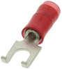 Spade, Flanged, #6 Stud, Crimp, Red, 22-16Awg; Product Range Amp Te Connectivity - 66H7454 - Newark, An Avnet Company