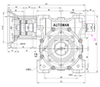 Adjustable backlash worm Gearbox -- CYCM075-VS - Image