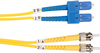 3m (9.8ft) STSC YL OS2 SM Fiber Patch Cable INDR Zip OFNR - FOSM-003M-STSC - Black Box