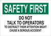 Machine & Operational Sign - 23070 - Brady Corporation