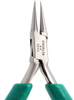 Excelta Two Star Stainless Steel Smooth Round Straight Round Gripping Pliers 2643 - 4 3/4 in Length - Foam Cushion Grip - EXCELTA 2643 - R. S. Hughes Company, Inc.