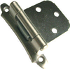 Semi Concealed Hinge, Variable Overlay, Satin.. - 400176 - HardwareSource, Inc.