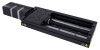 Motorized, lead-screw driven, linear stage, 75 mm travel, integrated linear encoder, fine resolution, low speed, inline drive - LRQ075AL-DE51T10A - Zaber Technologies, Inc.
