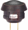 Snap-in Panel Mount P/B Switch, SPST, Black Pushbutton - 70216766 - Allied Electronics, Inc.