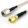 SMA Male (Plug) to SMC Plug (Male) Cable RG-316 Coax Up To 3 GHz, 1.35 VSWR in 12 Inch - FMC0218315-12 - Fairview Microwave Inc.