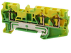 DIN Rail Terminal Blocks ST-4 TWIN PE -- 629-3031416 - Image