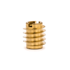 E-Z Knife™ Threaded Insert for Hard Wood - Brass - M4-0.7 -- 400-M4